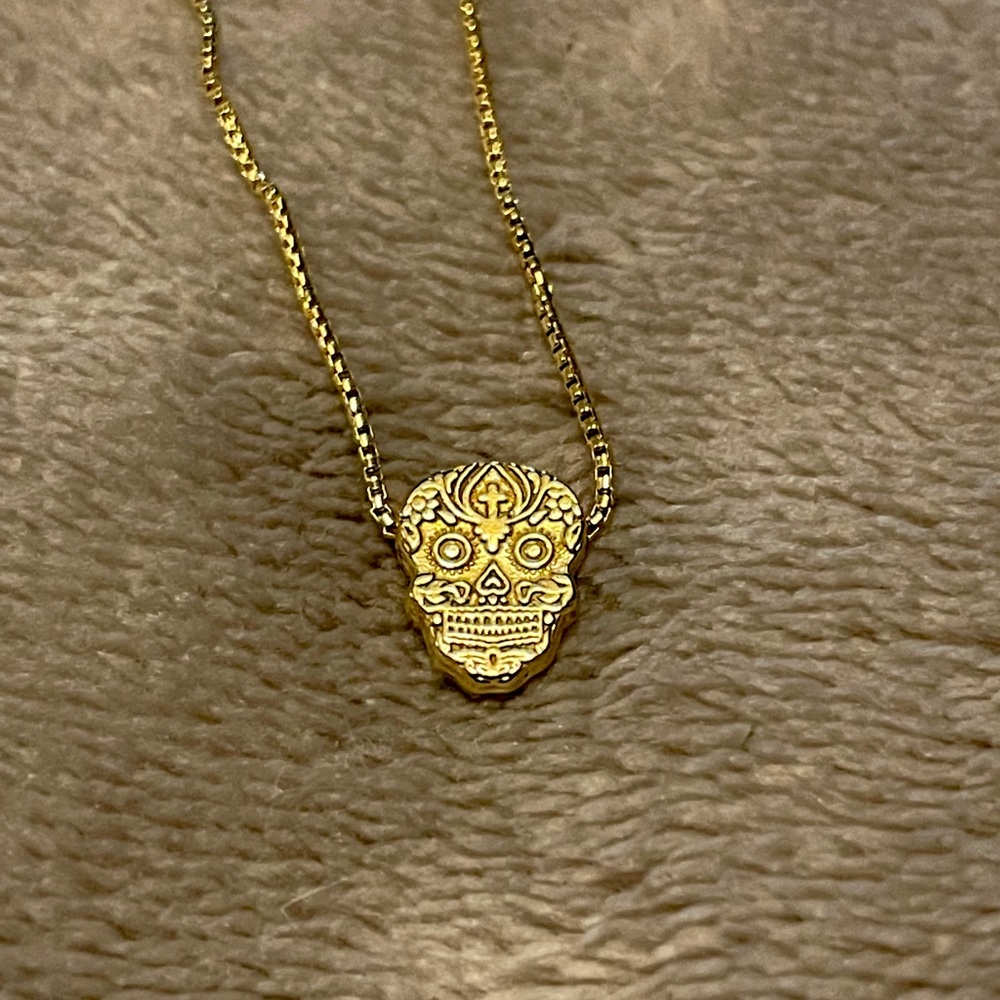 ✖️ ALEX & ANI SUGAR SKULL NECKLACE ✖️